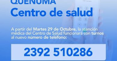 📢 Nuevo medio de contacto para el Centro de Salud de Quenumá 📞