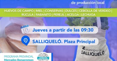 ¡Mañana Jueves en Salliqueló! 🌱🐟