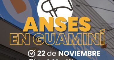 🗓 Este VIERNES 22 de noviembre: la ANSES atiende en Guaminí