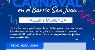 🎭 ¡Nos preparamos para el Carnaval en el Barrio San Juan! 🎊