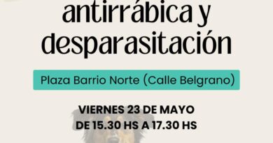 🐱🐶 Nueva jornada de vacunación antirrábica y desparasitación.