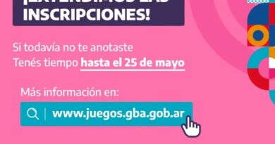 🔴 ¡SE EXTENDIERON LAS INSCRIPCIONES A LOS JUEGOS BONAERENSES!