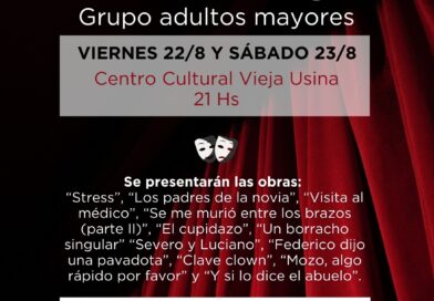 TEATRO DE ADULTOS MAYORES EN EL CENTRO CULTURAL VIEJA USINA