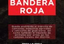 🚩 Debido a las lluvias registradas en las últimas horas, se colocó bandera roja para los caminos rurales del distrito.