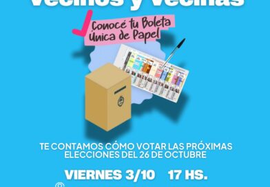 📢 Encuentro con vecinos y vecinas
