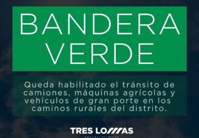🟢 Bandera verde para los caminos rurales.