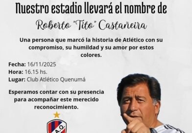 Club A. Quenuma: Este domingo será un día especial.