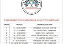 ✅️ CALENDARIO 2.026 DE CATEGORIAS ACAS Y TC PAMPEANO