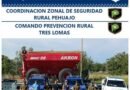 PARTE DE PRENSA. Comando Prevención Rural Tres Lomas