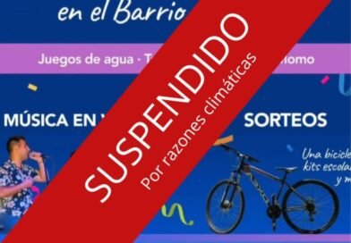 Por condiciones climáticas desfavorables, se suspende el carnaval del barrio San Juan.