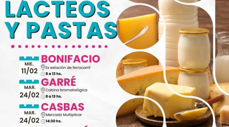 🧀🍝 HOY Y MAÑANA: CAMIÓN DE LÁCTEOS Y PASTAS EN EL DISTRITO 🚛✨