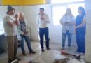 👷‍♂️🏫 EL INTENDENTE RECORRIÓ Y SUPERVISÓ LA REMODELACIÓN DE LA COCINA DEL C.E.C N° 802 DE GUAMINÍ