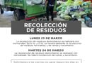 ⚪️ Recolección de residuos para el fin de semana largo.