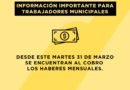 🟡 Información importante para trabajadores municipales.
