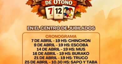 🙌🍁Llegan los Torneos Municipales de Otoño, en el Centro de Jubilados.