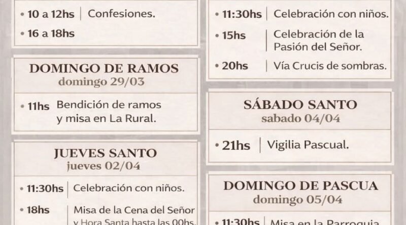 Semana Santa: un camino para volver a Jesús  ✨