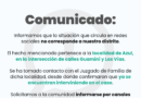 📢 ACLARACIÓN DEL SERVICIO LOCAL DE PROMOCIÓN Y PROTECCIÓN Ante la viralización de una publicación en redes sociales