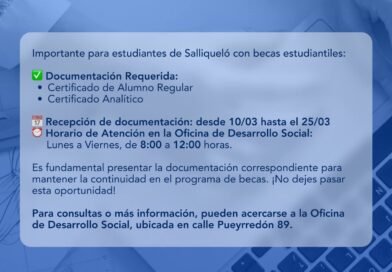 📚 Información para estudiantes que perciben becas estudiantiles