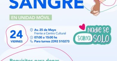 🩸 Colecta de sangre en Salliqueló