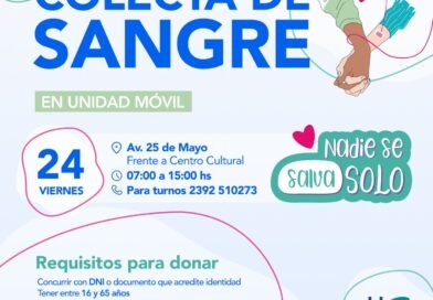 🩸 Colecta de sangre en Salliqueló