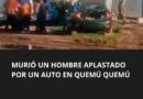 Un hombre de 39 años, identificado como Víctor Moreyra, falleció este miércoles por la tarde tras sufrir un accidente de trabajo en una planta de cereales de Quemú Quemú.