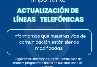 📣 Actualización de líneas telefónicas de atención