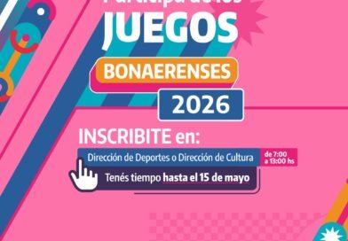 🏅 ¡Sumate a los Juegos Bonaerenses 2026!