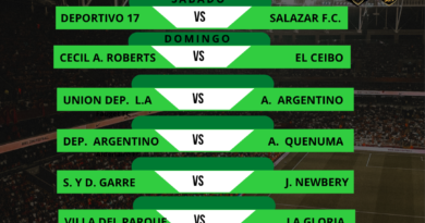 Fútbol de La Liga: Próxima Fecha Torneo Apertura BOCHA LEIVA 6.ª Fecha