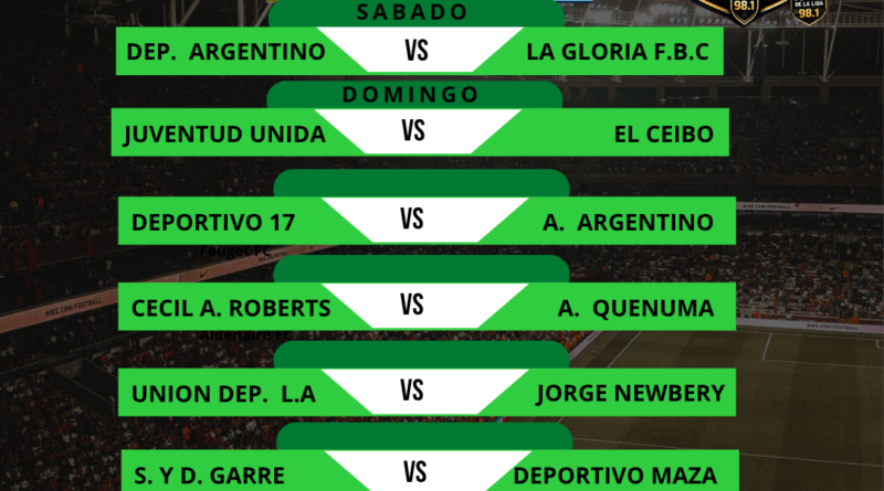 Fútbol de La Liga: Próxima Fecha Torneo Apertura BOCHA LEIVA 8.ª Fecha