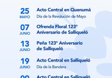 📅 Próximos eventos para agendar en Salliqueló