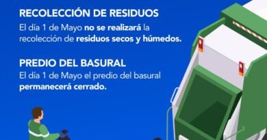 Recolección de residuos por el feriado