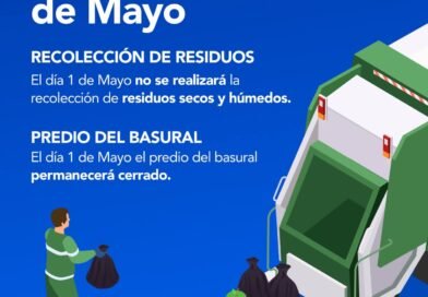 Recolección de residuos por el feriado