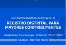 INSCRIPCIONES ABIERTAS PARA EL REGISTRO DE MAYORES CONTRIBUYENTES 📋