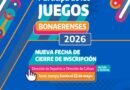 NUEVA FECHA DE CIERRE DE INSCRIPCIÓN PARA LOS JUEGOS BONAERENSES