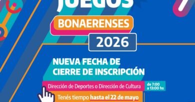 NUEVA FECHA DE CIERRE DE INSCRIPCIÓN PARA LOS JUEGOS BONAERENSES