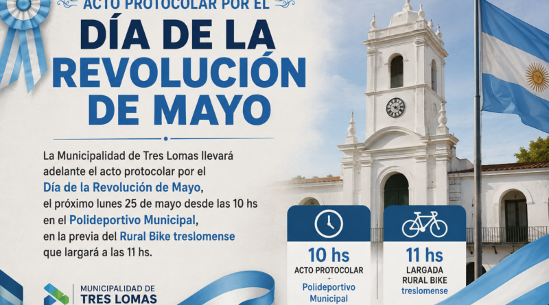 ACTO PROTOCOLAR POR EL DÍA DE LA REVOLUCIÓN DE MAYO