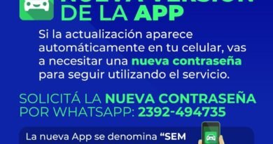Trenque Lauquen: EL SISTEMA DE ESTACIONAMIENTO MEDIDO ACTUALIZA SU APLICACIÓN Y SOLICITA A LOS USUARIOS TRAMITAR UNA NUEVA CONTRASEÑA