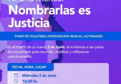 💜 NI UNA MENOS: NOMBRARLAS ES JUSTICIA