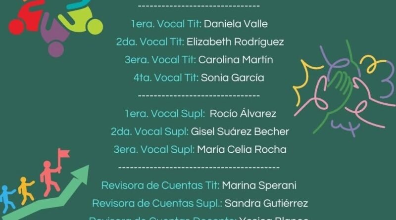 Escuela Tecnica. ESTA ES NUESTRA NUEVA ASOCIACIÓN COOPERADORA 2026-2027 🙌🙌🙌🙌