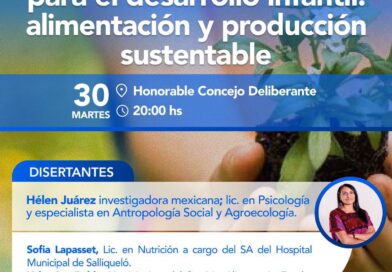 🌱 CHARLA ABIERTA A LA COMUNIDAD: ENTORNOS SALUDABLES PARA EL DESARROLLO INFANTIL: ALIMENTACIÓN Y PRODUCCIÓN SUSTENTABLE 🌱