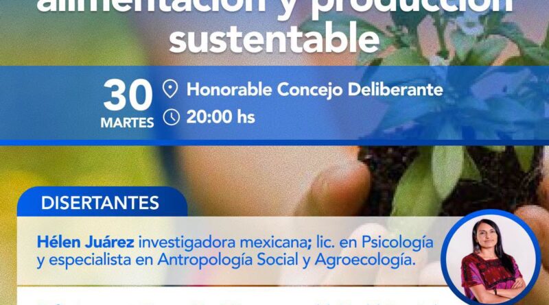 🌱 CHARLA ABIERTA A LA COMUNIDAD: ENTORNOS SALUDABLES PARA EL DESARROLLO INFANTIL: ALIMENTACIÓN Y PRODUCCIÓN SUSTENTABLE 🌱