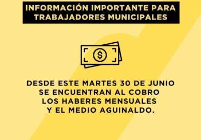🟡 Información importante para trabajadores municipales.