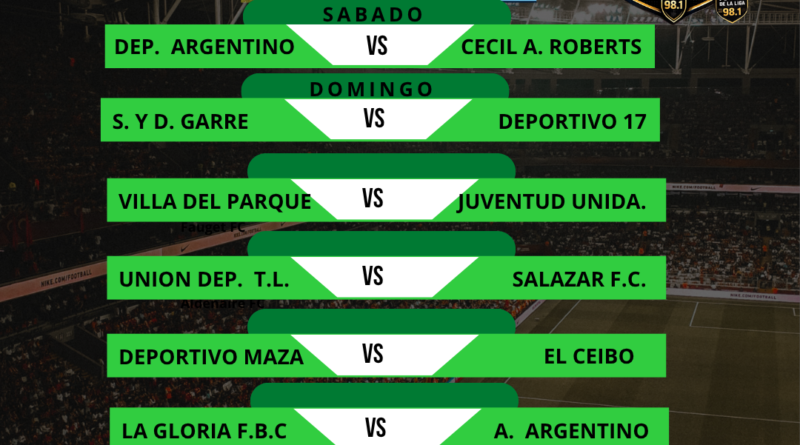 Fútbol de La Liga: Próxima Fecha Torneo Apertura BOCHA LEIVA 15.ª Fecha