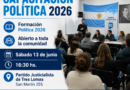 PARTE DE PRENSA P.J. – Primer Encuentro de Capacitación Política 2026 en Tres Lomas