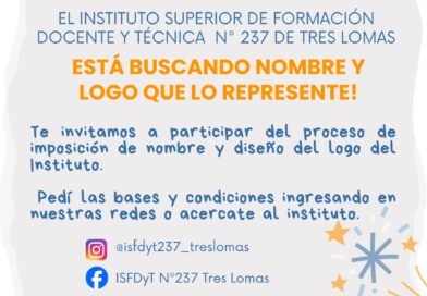 Buscamos nombre y logo para el Instituto Superior de Formación Docente y Técnica N.º 237.