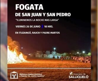 FOGATA DE SAN JUAN Y SAN PEDRO 2026 – “ILUMINEMOS LA NOCHE MÁS LARGA”