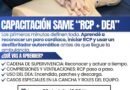 🚑 CAMBIO DE LUGAR DE LA CAPACITACIÓN EN RCP Y USO DE DEA EN GUAMINÍ