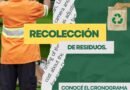 ♻️Cronograma de Recolección de Residuos con vistas a este fin de semana largo.
