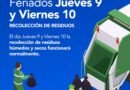🚛 RECOLECCIÓN DE RESIDUOS DURANTE LOS FERIADOS 9 Y 10 DE JULIO