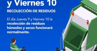 🚛 RECOLECCIÓN DE RESIDUOS DURANTE LOS FERIADOS 9 Y 10 DE JULIO